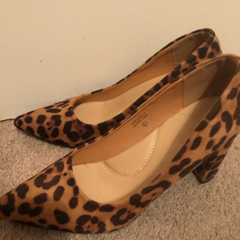 Leopard Heels